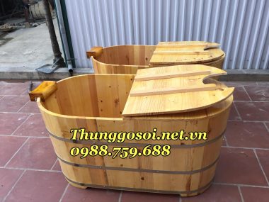 Bồn tắm gỗ