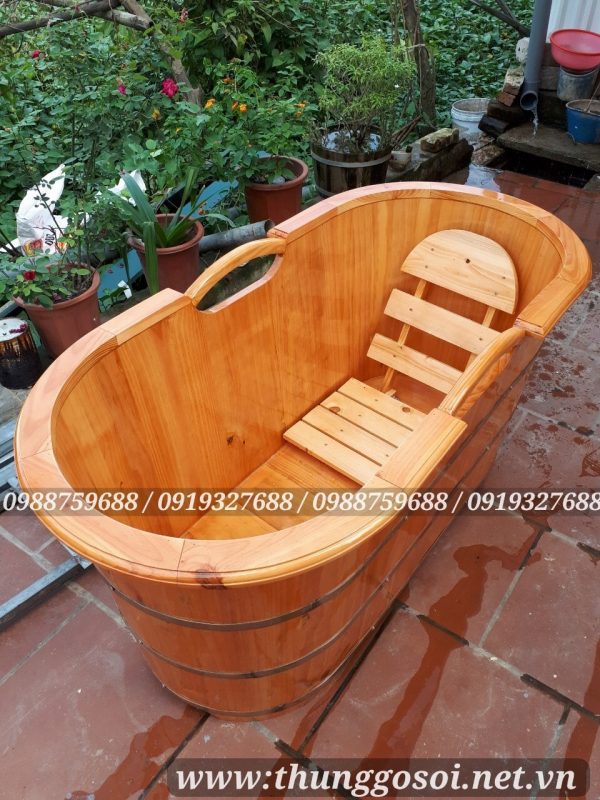 bán bồn tắm gỗ