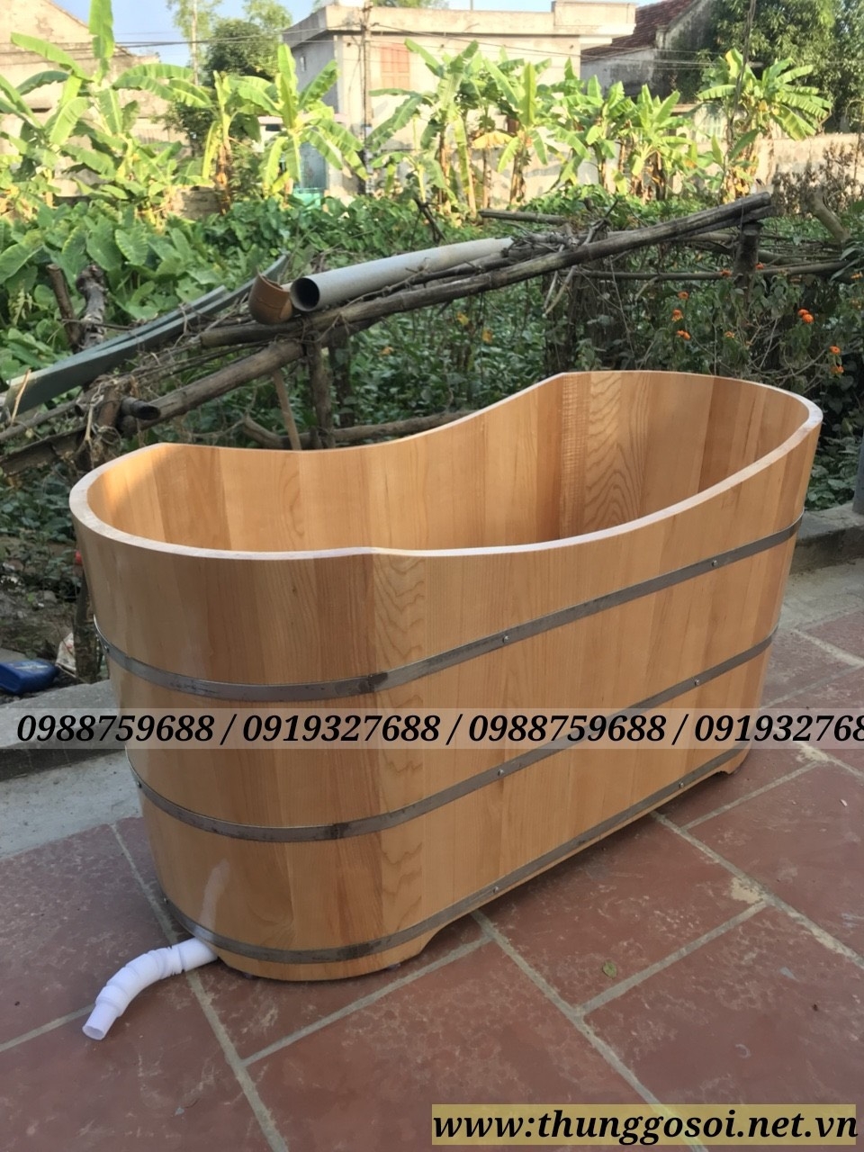 bán thùng tắm gỗ sồi giá rẻ
