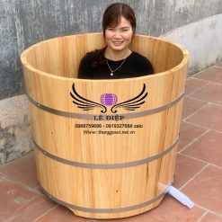 thùng tắm bằng gỗ hinoki