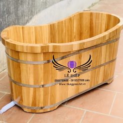 thùng tắm bằng gỗ giá rẻ